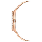 Matrix date watch Swiss Made, Metal bracelet, Rose gold tone, Rose gold-tone finish